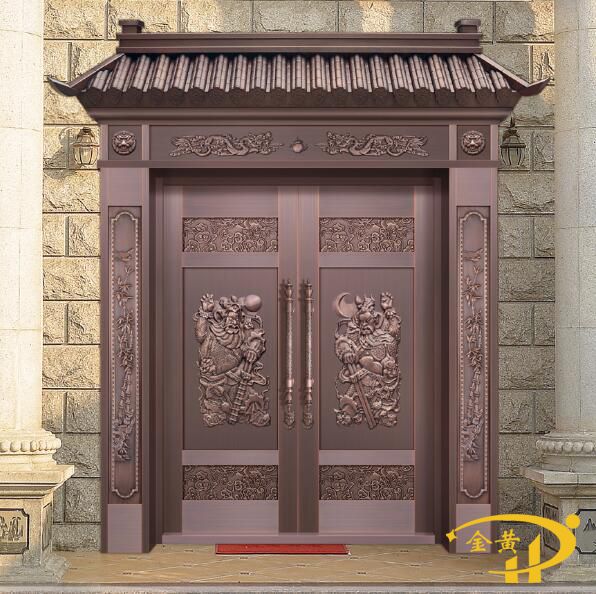 別墅銅門(mén)油漆化學(xué)著色工藝詳解